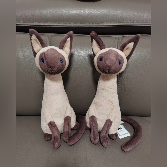 Jellycat Iris Siamese Cat Brand New with Tags (BNWT) - Picture 1 of 3